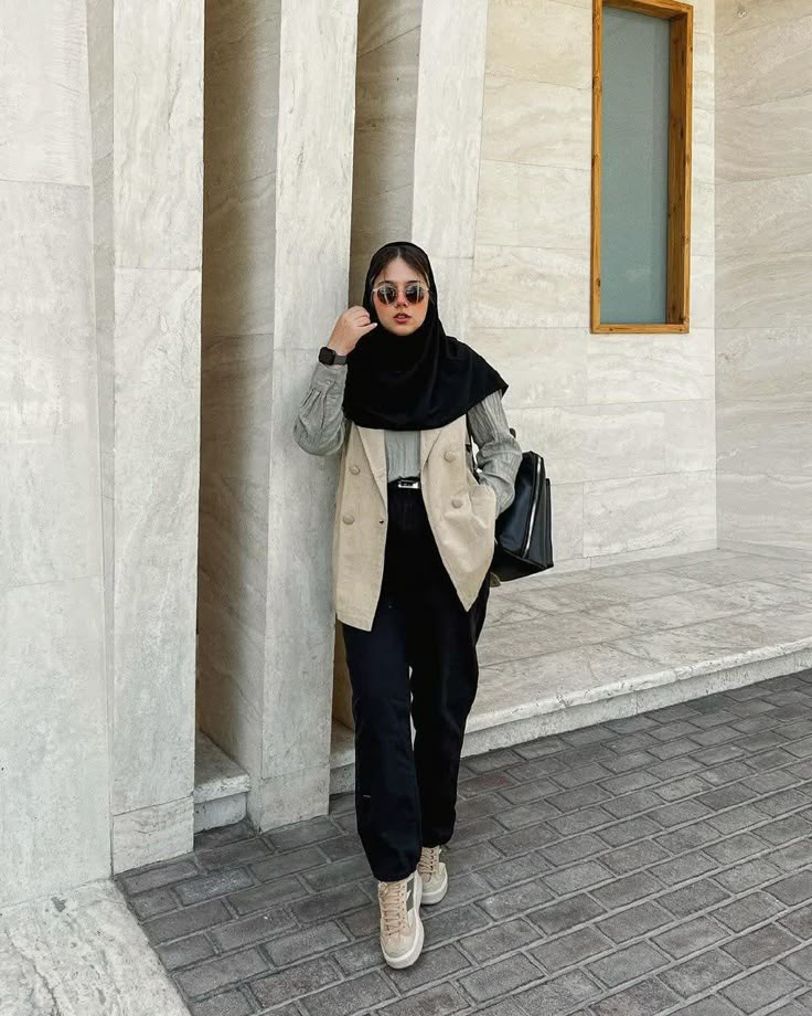 ۳۰ ایده کاربردی برای ست کردن مانتو تابستانی 19