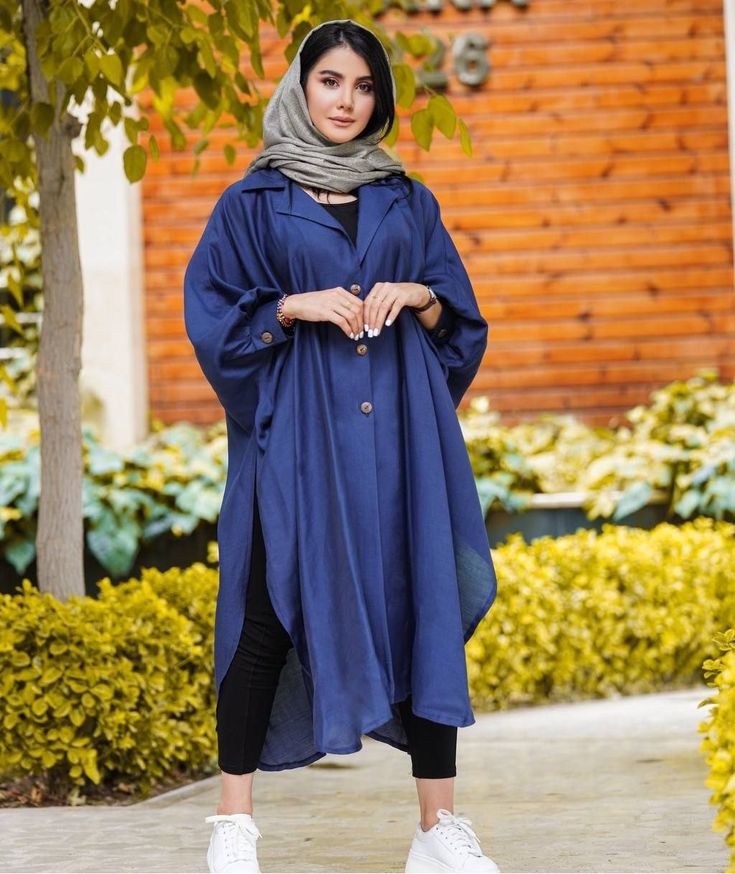 ۳۰ ایده کاربردی برای ست کردن مانتو تابستانی 20
