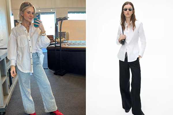 استایل مهمانی و مجلسی با شومیز سفید