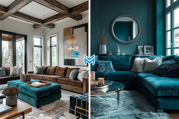 رنگ سال در مبلمان و وسایل بزرگ‌تر